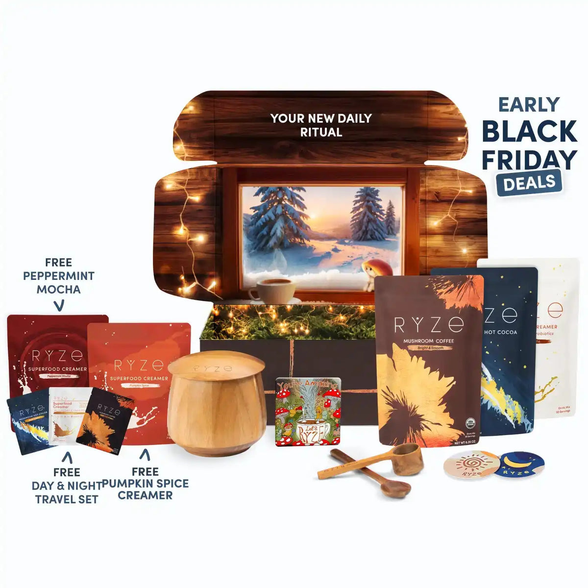 RYZE Ritual Set: Cocoa + Coffee